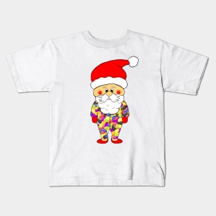 FUNNY Santa Claus Jelly Bean Pajamas Kids T-Shirt